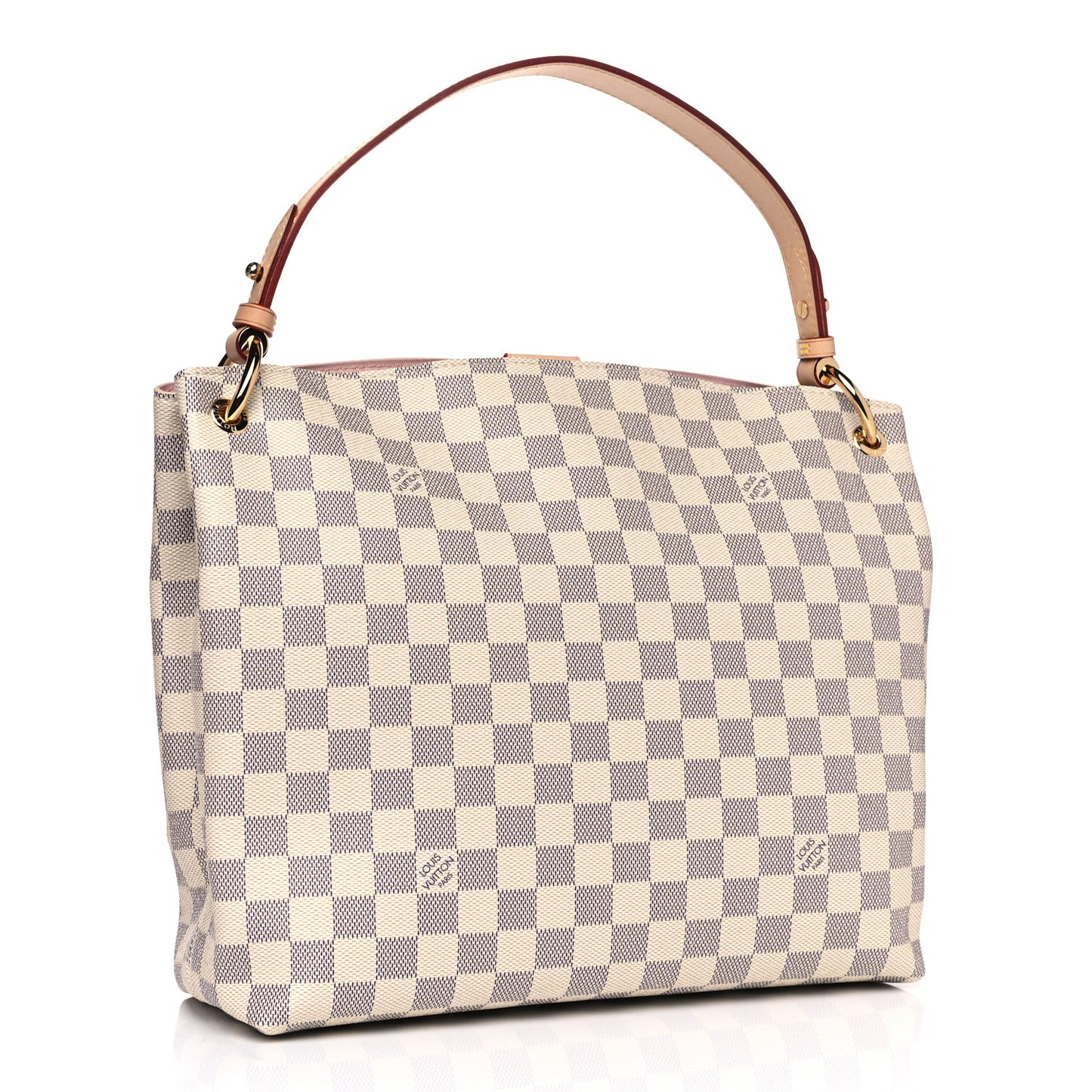 Damier Azur Graceful PM Rose Ballerine