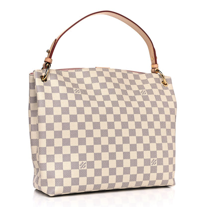 Louis Vuitton Damier Azur Graceful PM Rose Ballerine 3 of 13