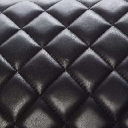 Chanel Lambskin Quilted Maxi Double Flap Black 8 of 11