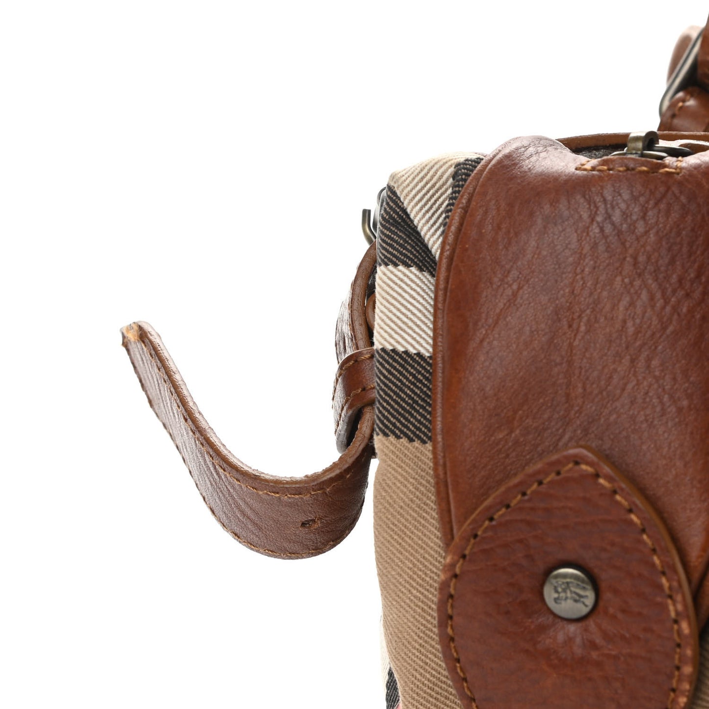 House Check Shoulder Bag Tan