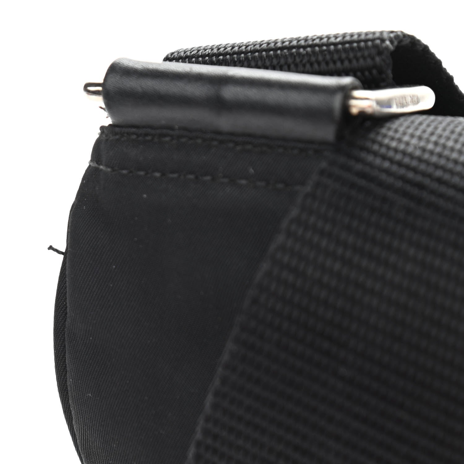 Prada Nylon Messenger Bag Black 9 of 11