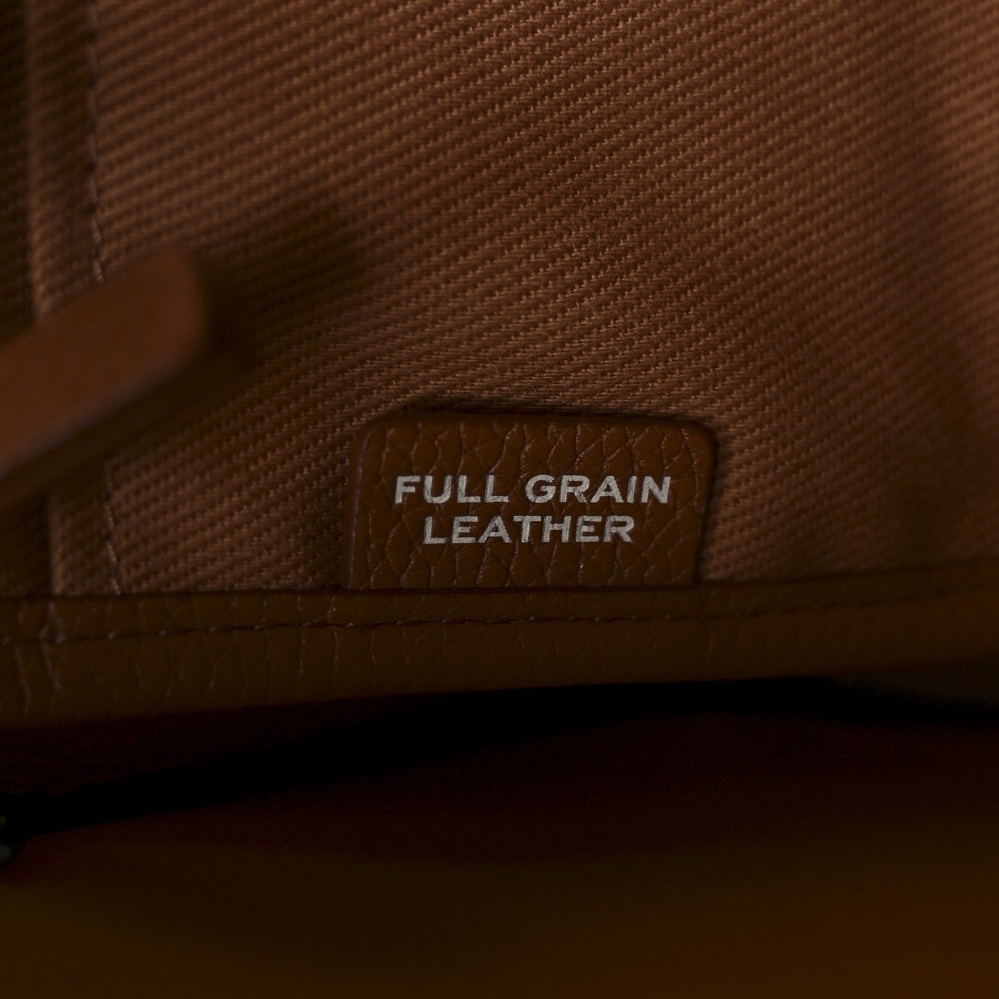 Grained Calfskin Medium The Tote Bag Argan Oil