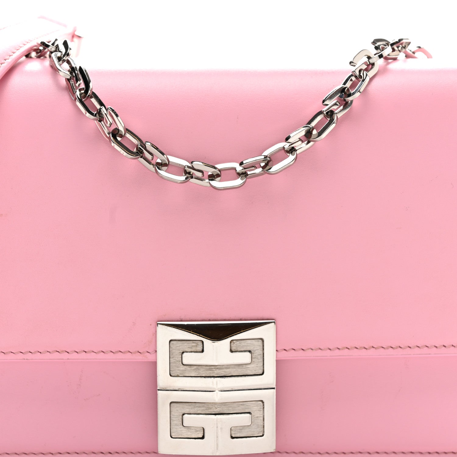 Givenchy Box Calfskin Small 4G Chain Shoulder Bag Baby Pink 7 of 11