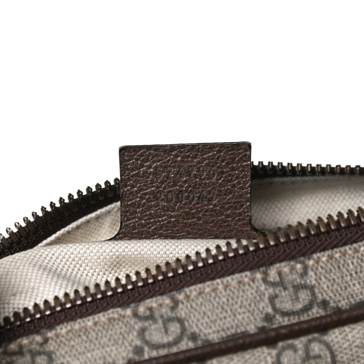 Soft GG Supreme Monogram Medium Ophidia Belt Bag Dark Brown
