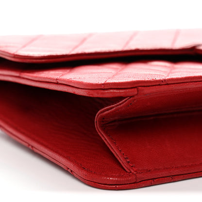 Chanel Lambskin Quilted Medium Single Flap Red 8 of 11