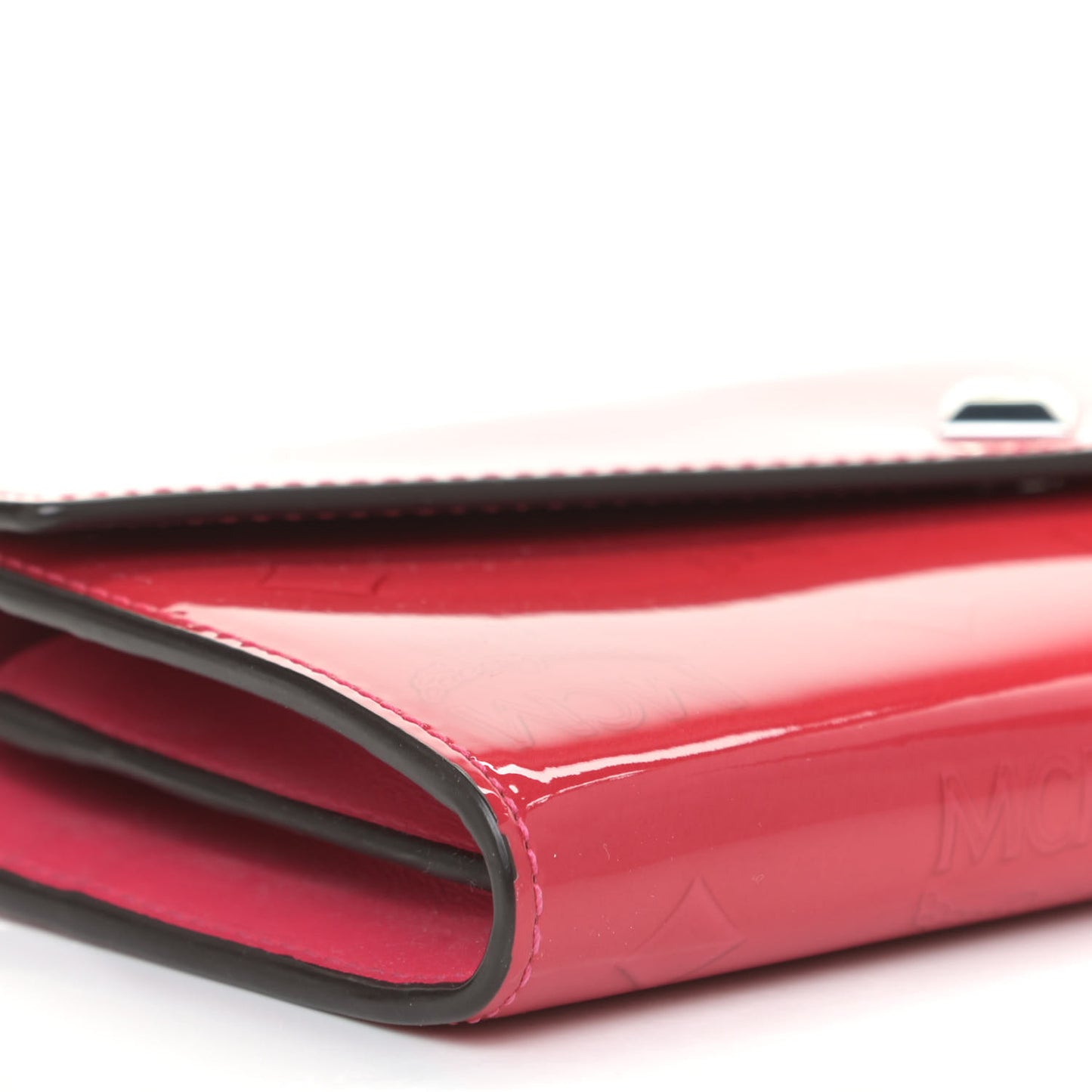 Patent Monogram Continental Flap Wallet Love Potion