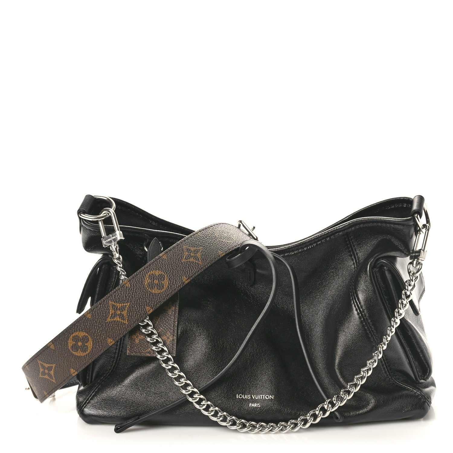 Louis Vuitton Lambskin CarryAll Cargo Vibe PM Black 1 of 10