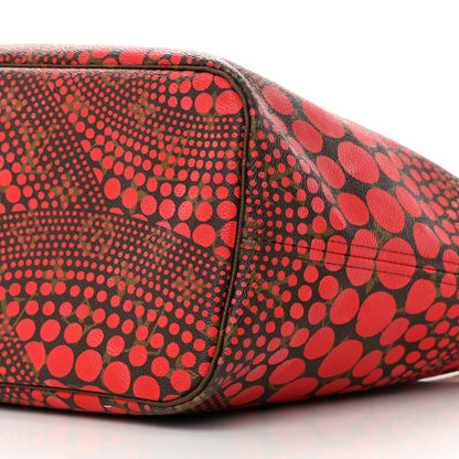 Louis Vuitton Monogram Kusama Waves Neverfull MM Red 10 of 24