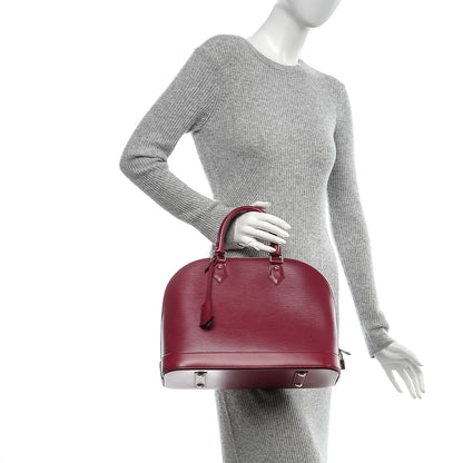 Louis Vuitton Epi Alma MM Fuchsia 2 of 7