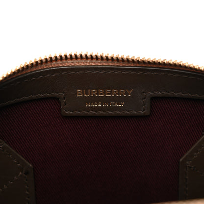 Burberry Horseferry Check Medium Bowling Bag Military 6 of 10