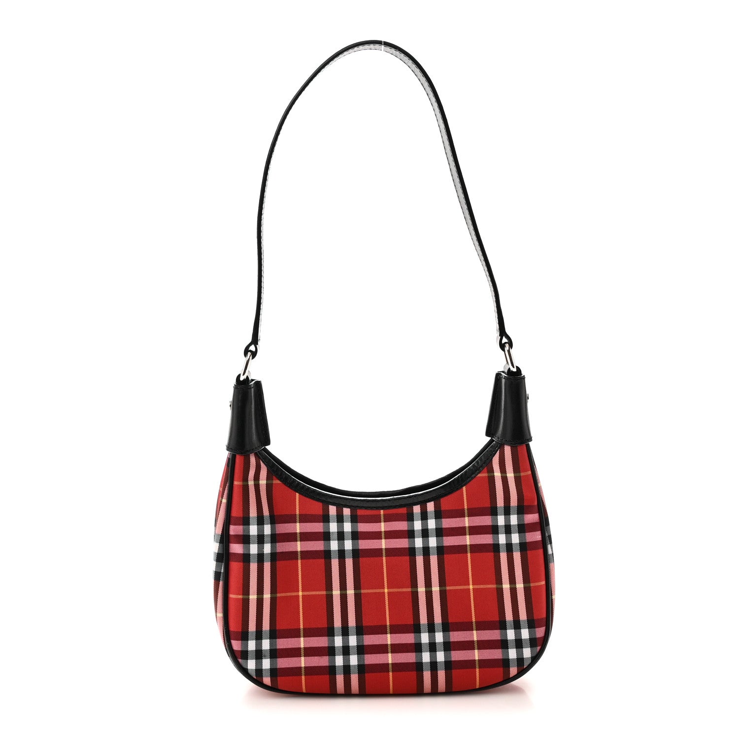 Burberry House Check Shoulder Bag Red 1937353 – FASHIONPHILE