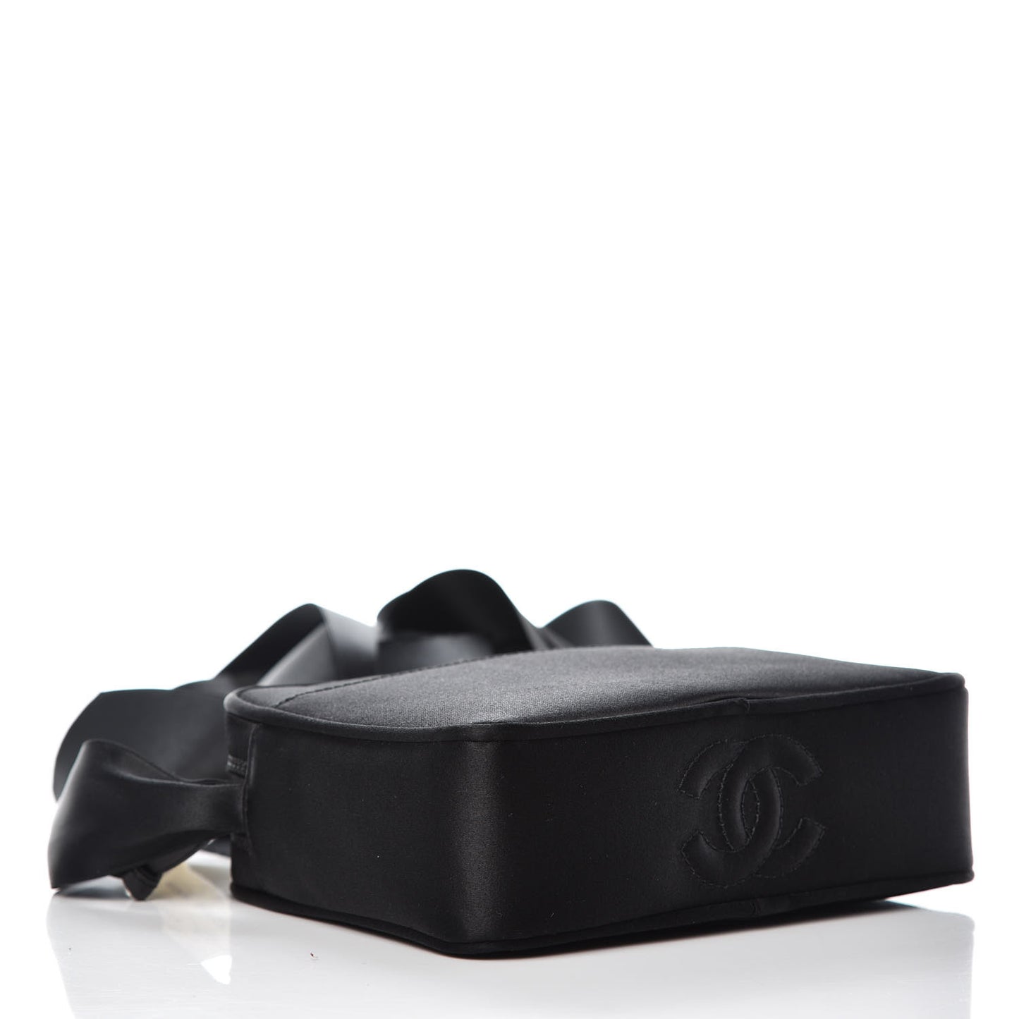 Satin Bow Camera Case Black