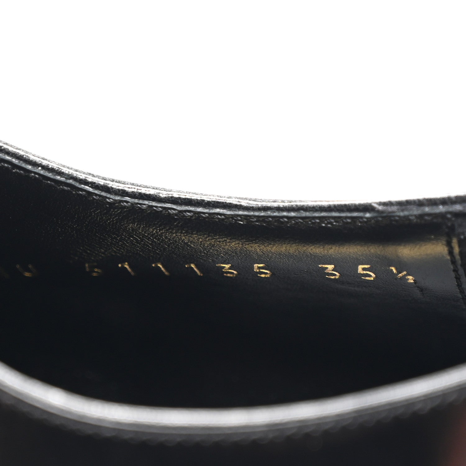 Saint Laurent Patent Calfskin Montaigne 25 Uniform 35.5 Black 8 of 9