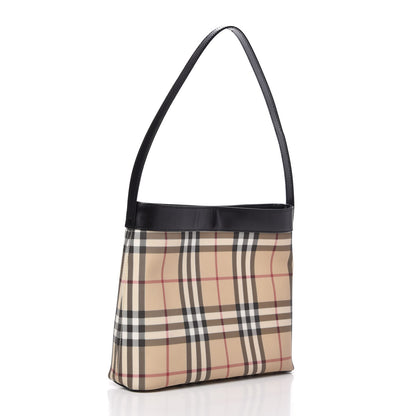 Burberry Prorsum House Check Shoulder Bag Black 3 of 10