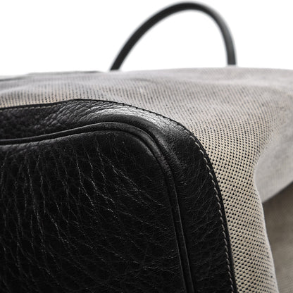 Hermes Toile Fjord Garden Party 49 GM Black 12 of 24