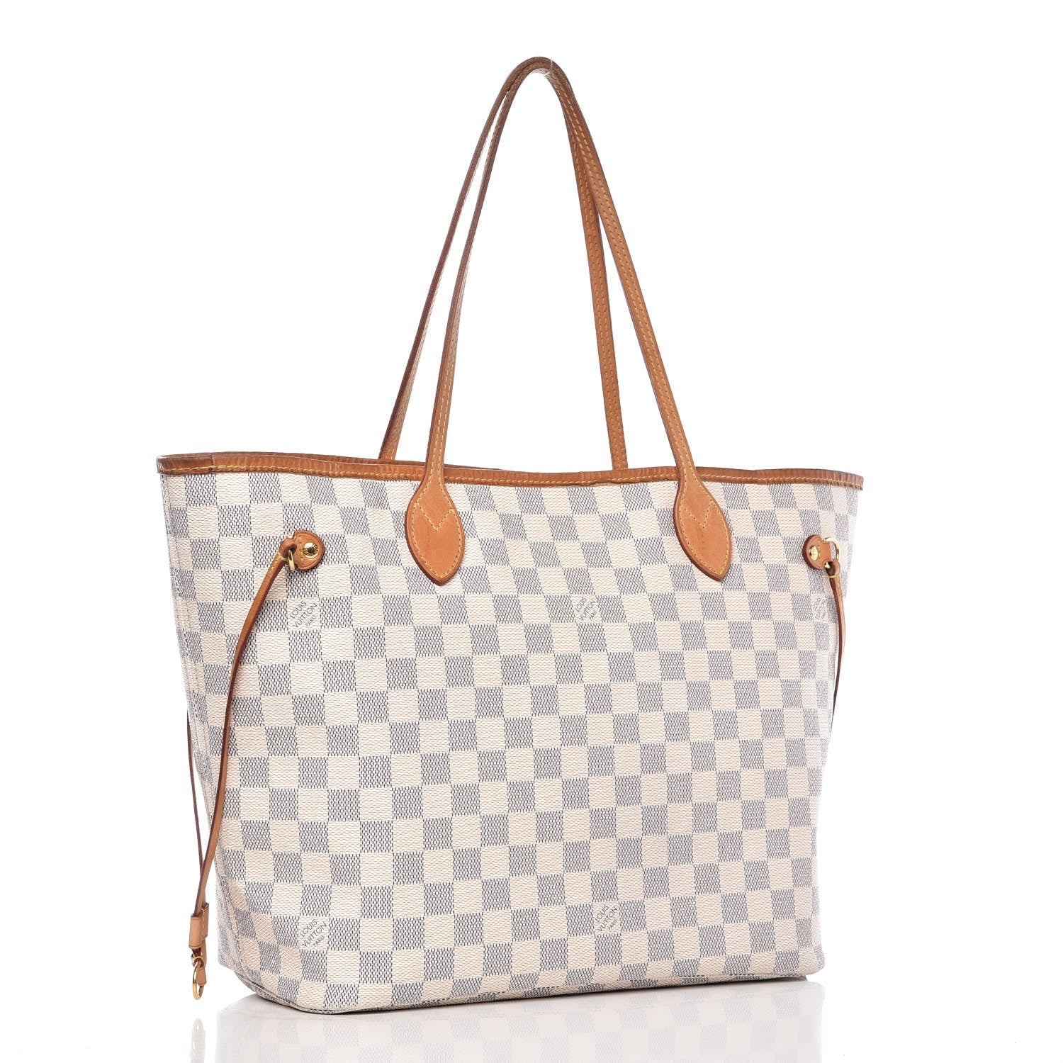 Louis Vuitton Damier Azur Neverfull MM 3 of 10