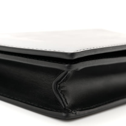 Fendi Vitello King Tamponato Logo Embossed Medium Wallet On Chain Black 9 of 11