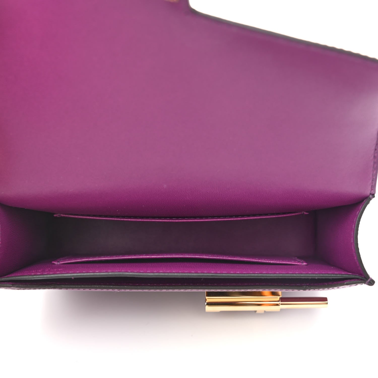 Hermes Chevre Chamkila Mini Verrou Chaine Bag Anemone 5 of 9