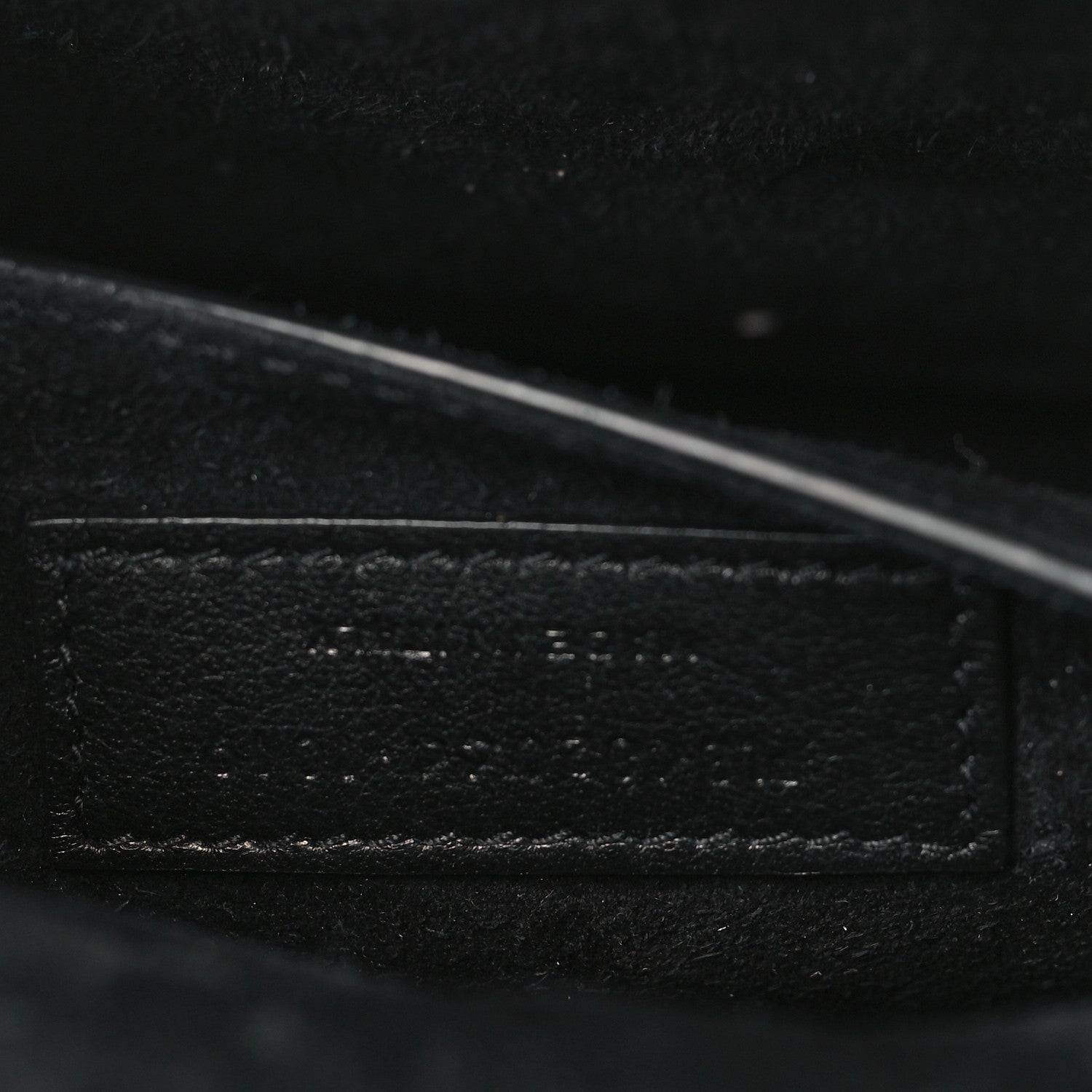 Saint Laurent Smooth Calfskin Suede Medium Bellechasse Black 7 of 11