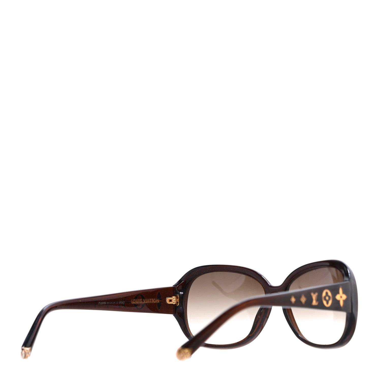 Louis Vuitton Acetate Obsession GM Sunglasses Z0459W Brown Glitter 3 of 8