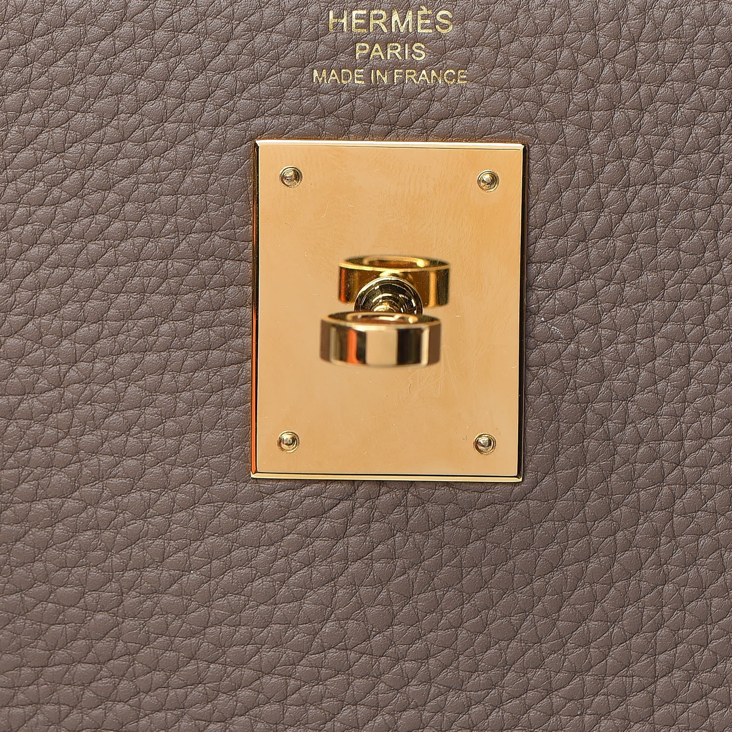 Hermes Togo Kelly Retourne 28 Etoupe 27 of 41