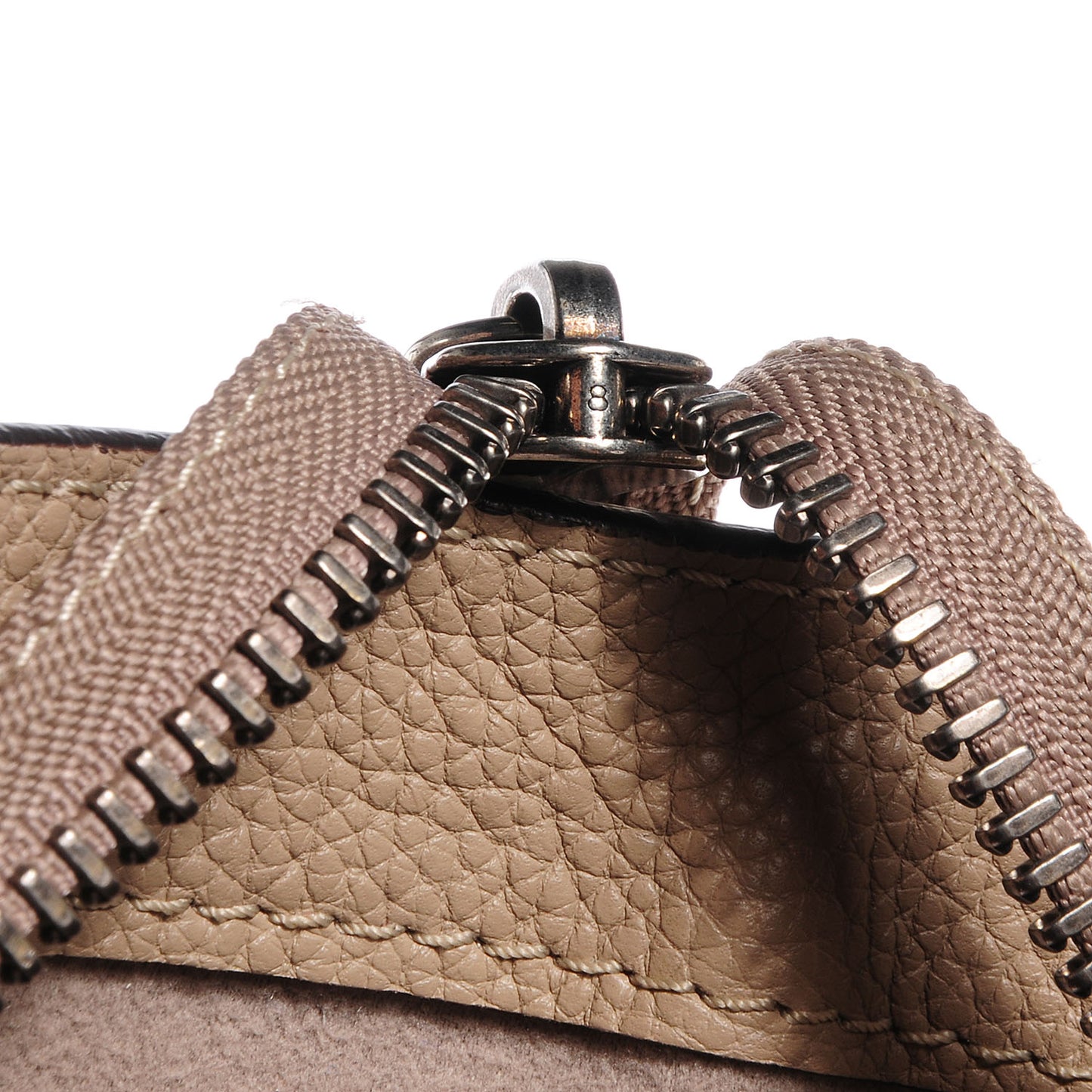 Drummed Calfskin Mini Luggage Dune