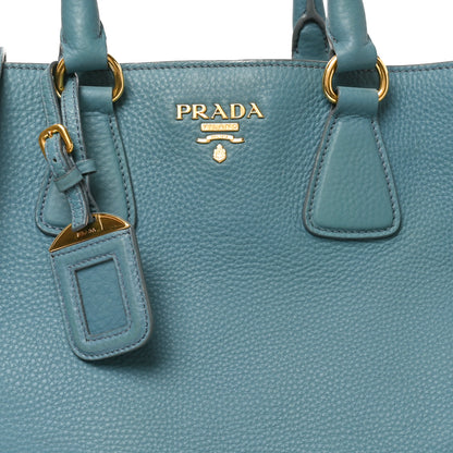Prada Vitello Daino Tote  Marine 7 of 9