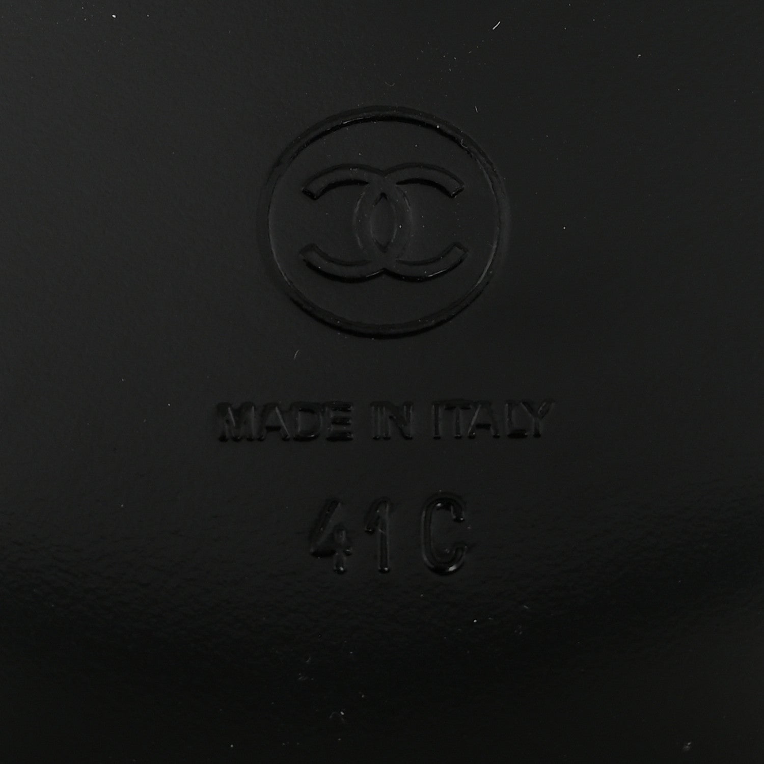 Chanel Cotton Logo Mule Sandals 41 Black White 7 of 10