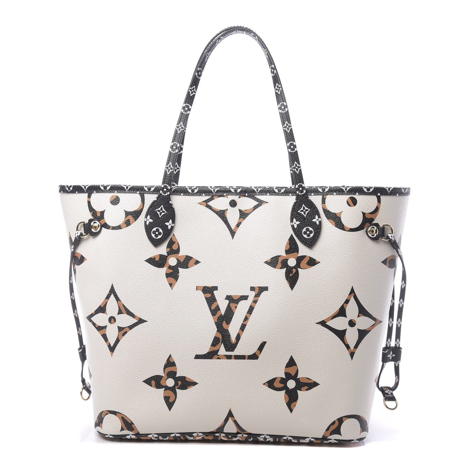 Louis Vuitton Monogram Giant Jungle Neverfull MM Ivory 1 of 11