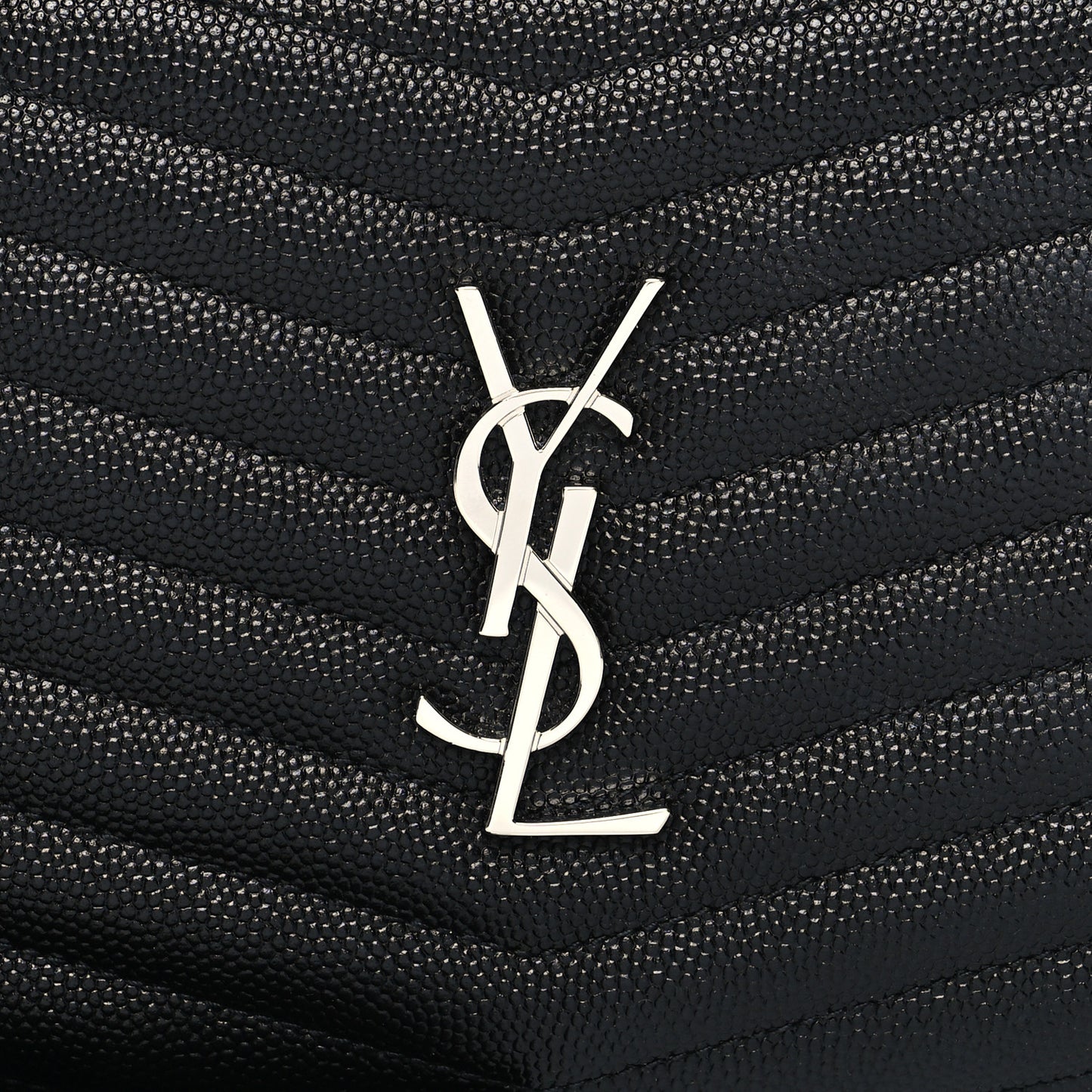 Grain De Poudre Matelasse Monogram Mini Lou Camera Bag Black