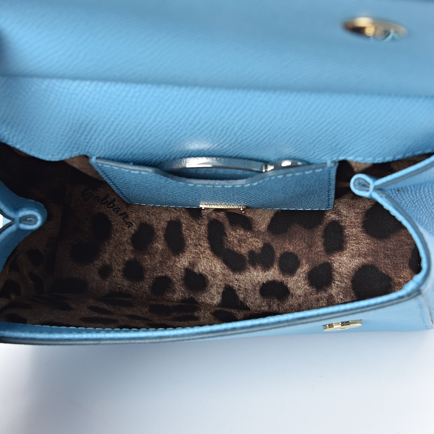 Dolce & Gabbana Dauphine Mini Miss Sicily Satchel Celeste 5 of 8