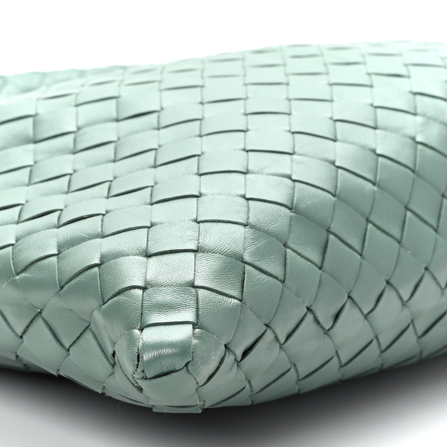 Bottega Veneta Calfskin Intrecciato Small Hop Aloe 7 of 8