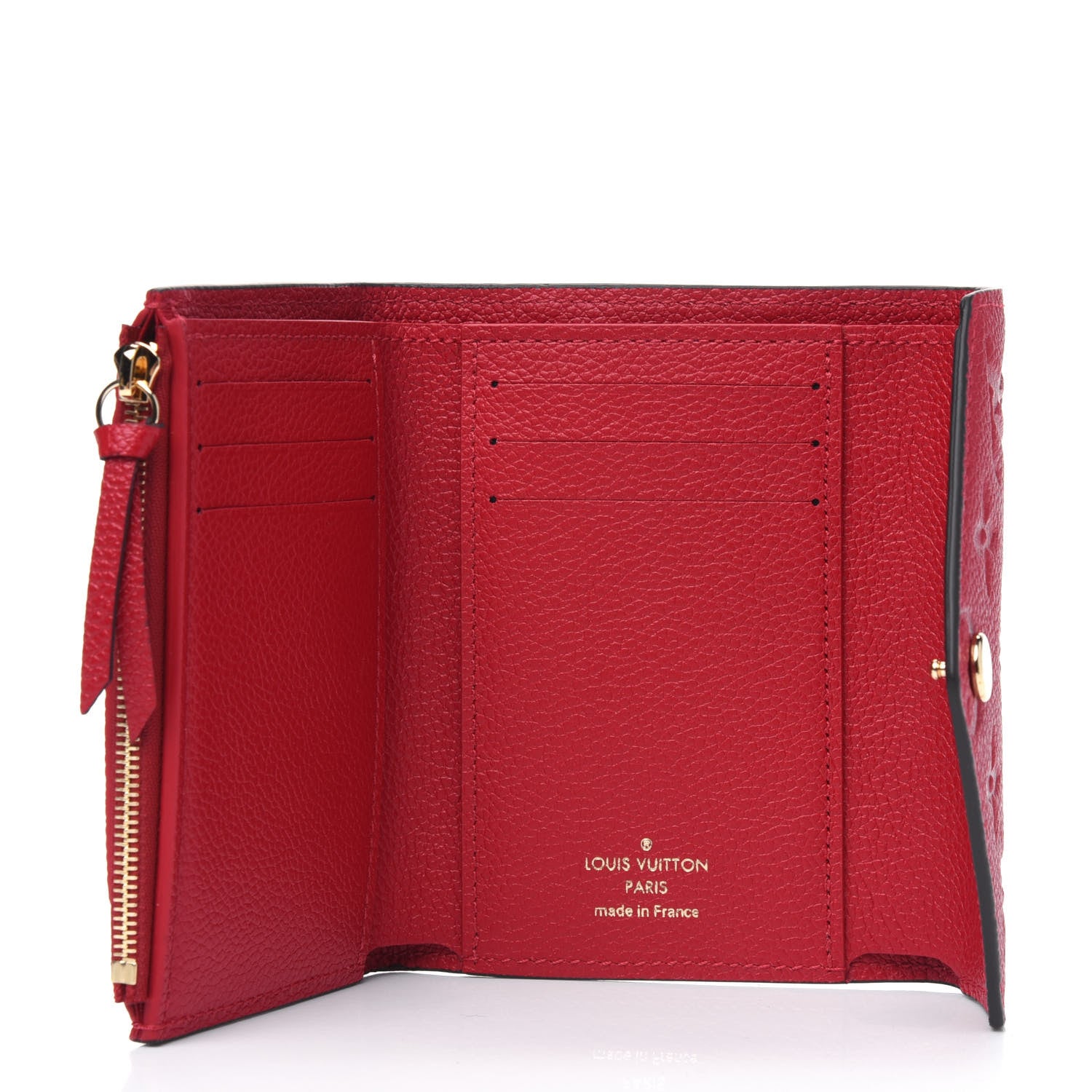 Louis Vuitton Empreinte Victorine Wallet Scarlet 3 of 4