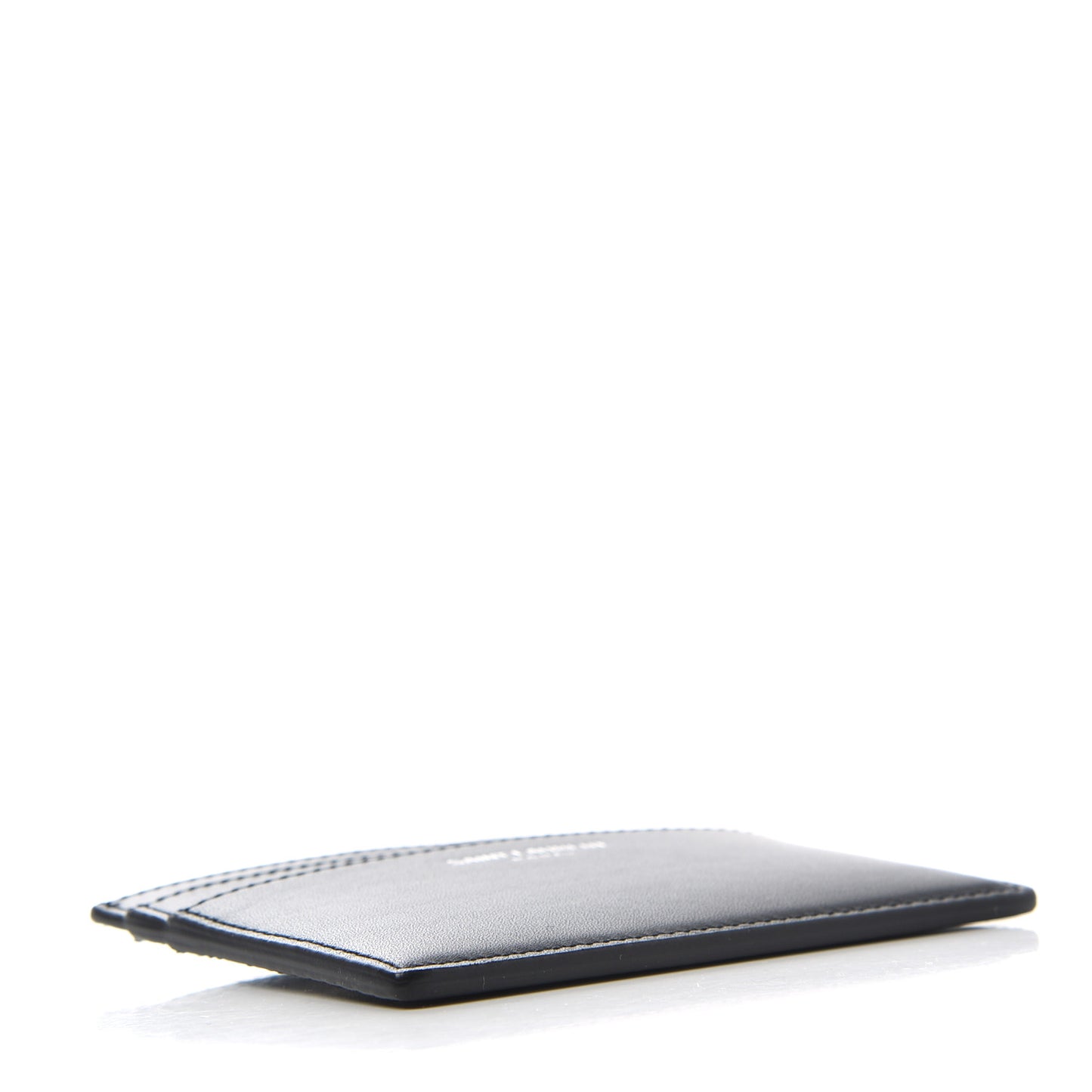 Calfskin Card Case Black