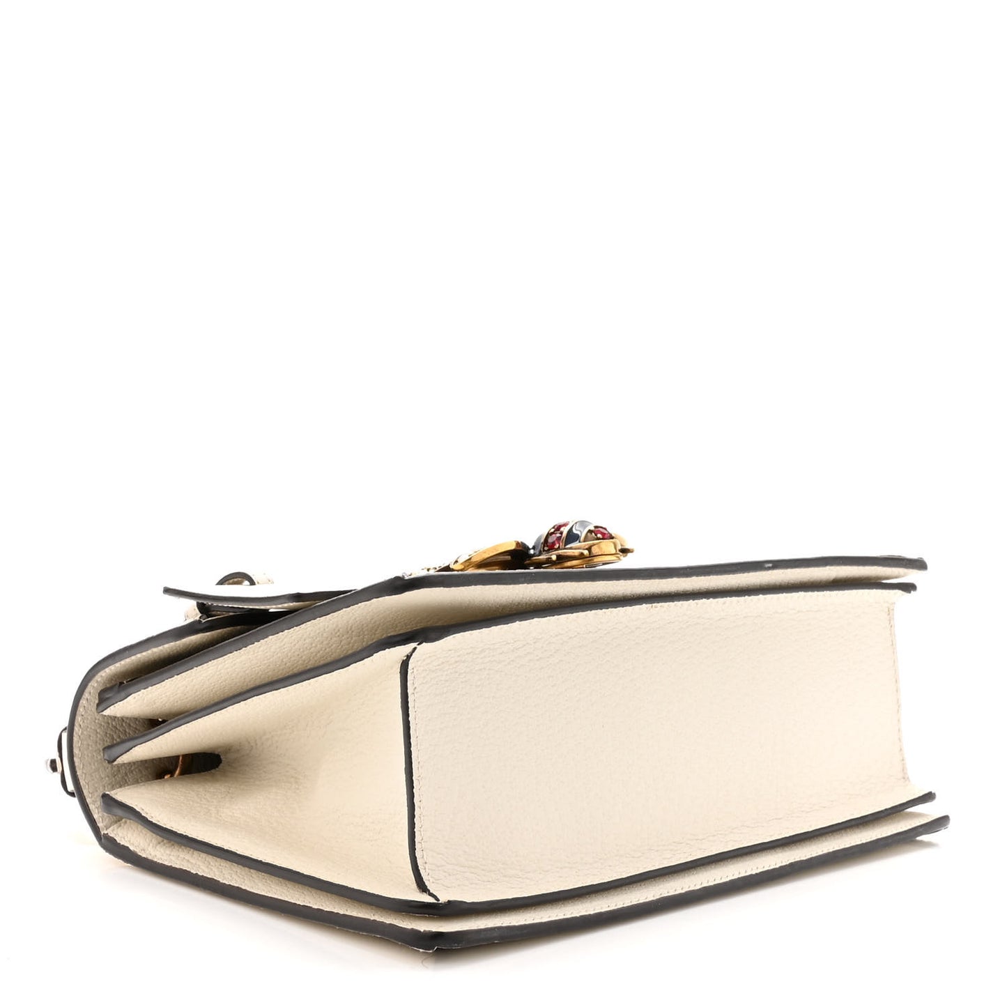 GG Supreme Monogram Small Queen Margaret Top Handle Bag White