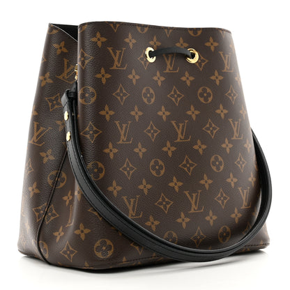Louis Vuitton LOUIS VUITTON Monogram Neonoe MM Black 4 of 12