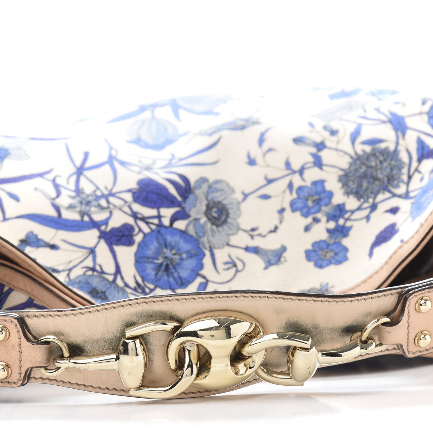 Canvas Flora Floral Large Wave Hobo Blue