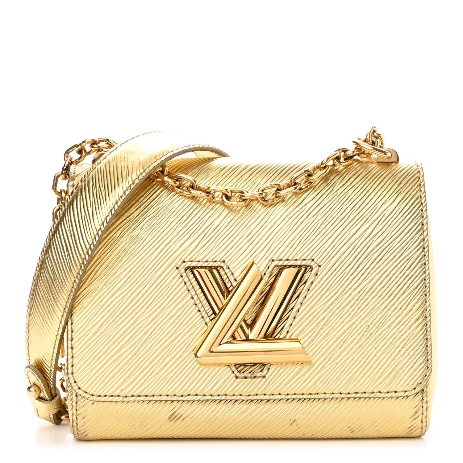Louis Vuitton Epi Twist Shoulder Bag Mini Gold 1 of 10