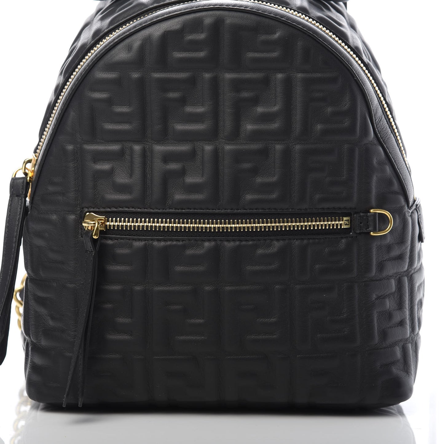 Nappa FF 1974 Embossed Mini Backpack Black