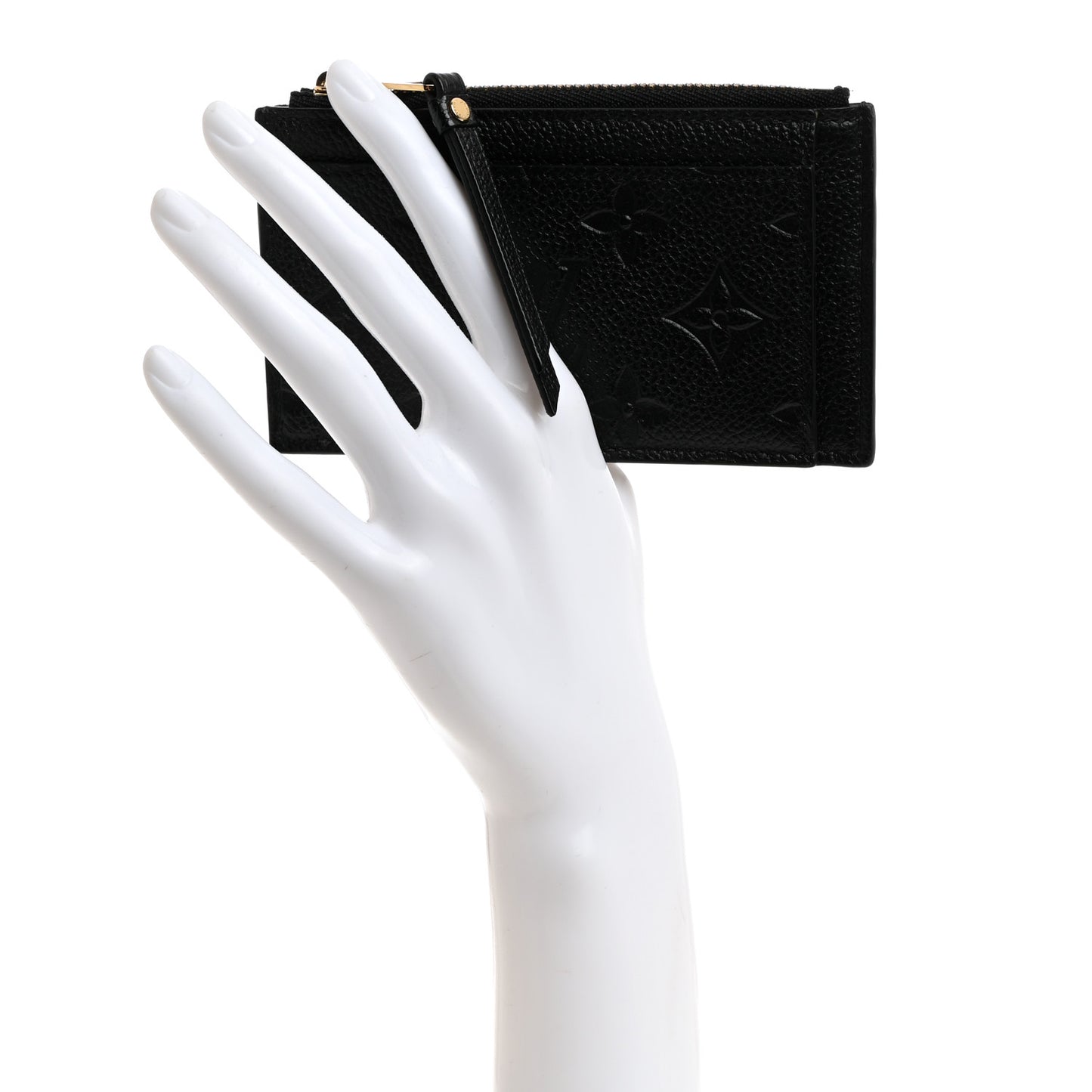 Empreinte Zipper Card Holder Black