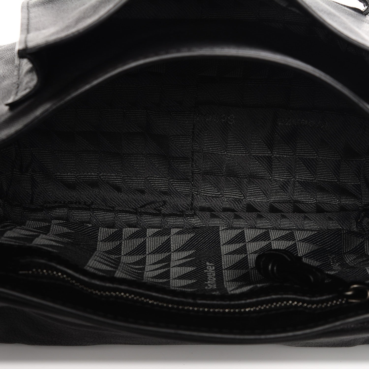 Proenza Schouler Lambskin Fringe PS1 Crossbody Pouch Black 5 of 8