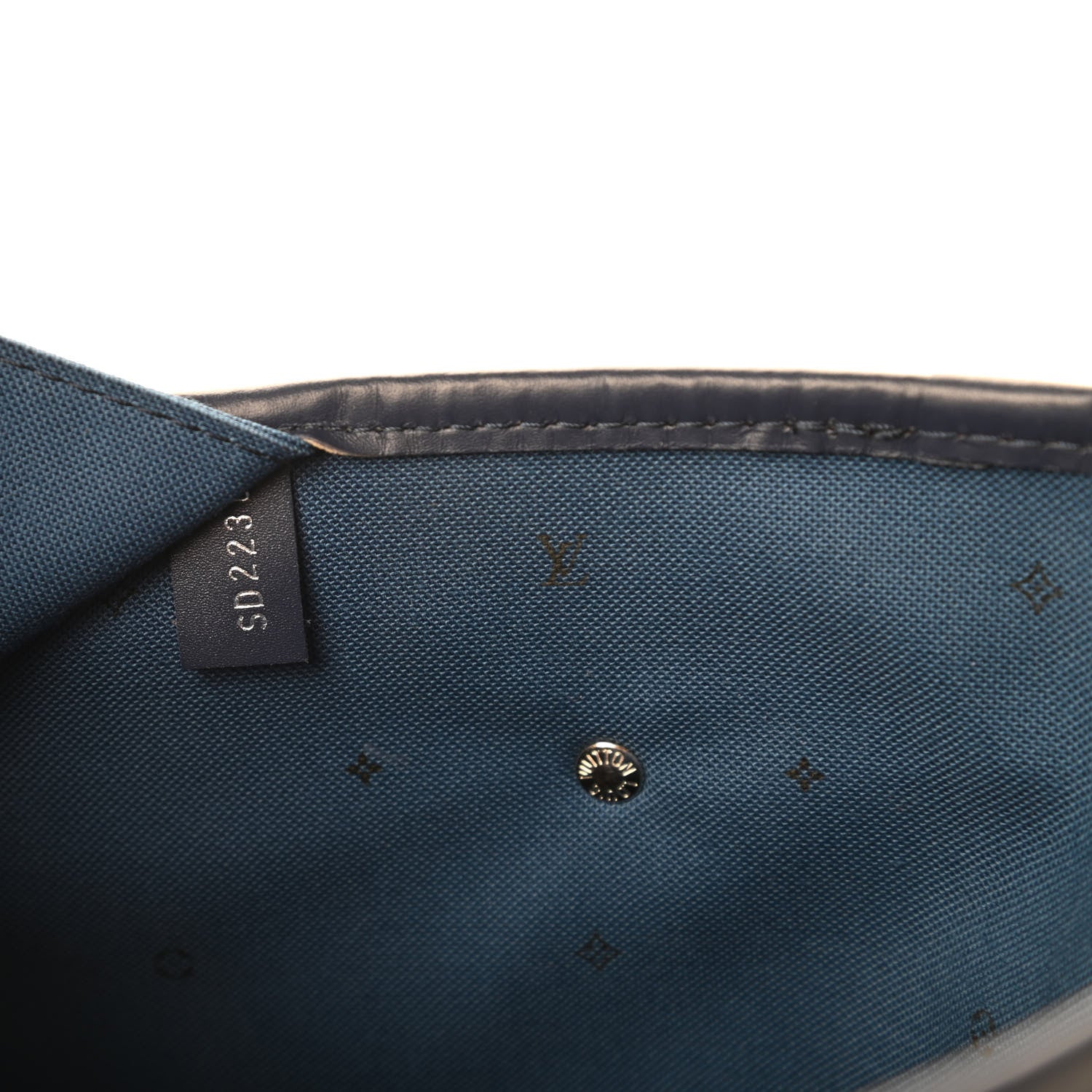 Louis Vuitton Monogram Escale Neverfull MM Blue 9 of 11