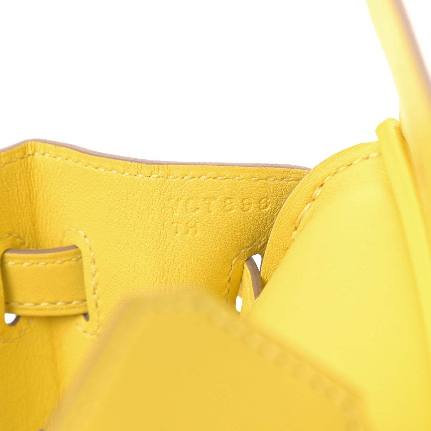 Hermes Swift Birkin 25 Lime 7 of 11