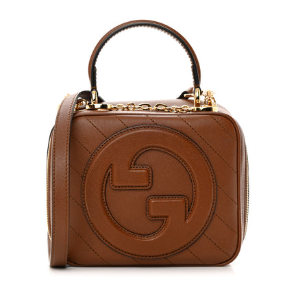 Gucci Sakai Be Green Calfskin Diagonal Stitched Blondie Top Handle Bag Cuir 1 of 12