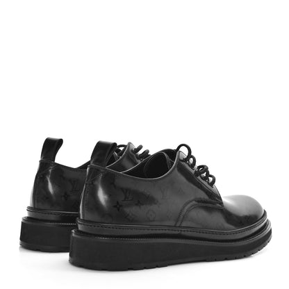 Louis Vuitton Reverse Monogram Eclipse Glaze Mens LV Club Loafers 9 Black 4 of 8