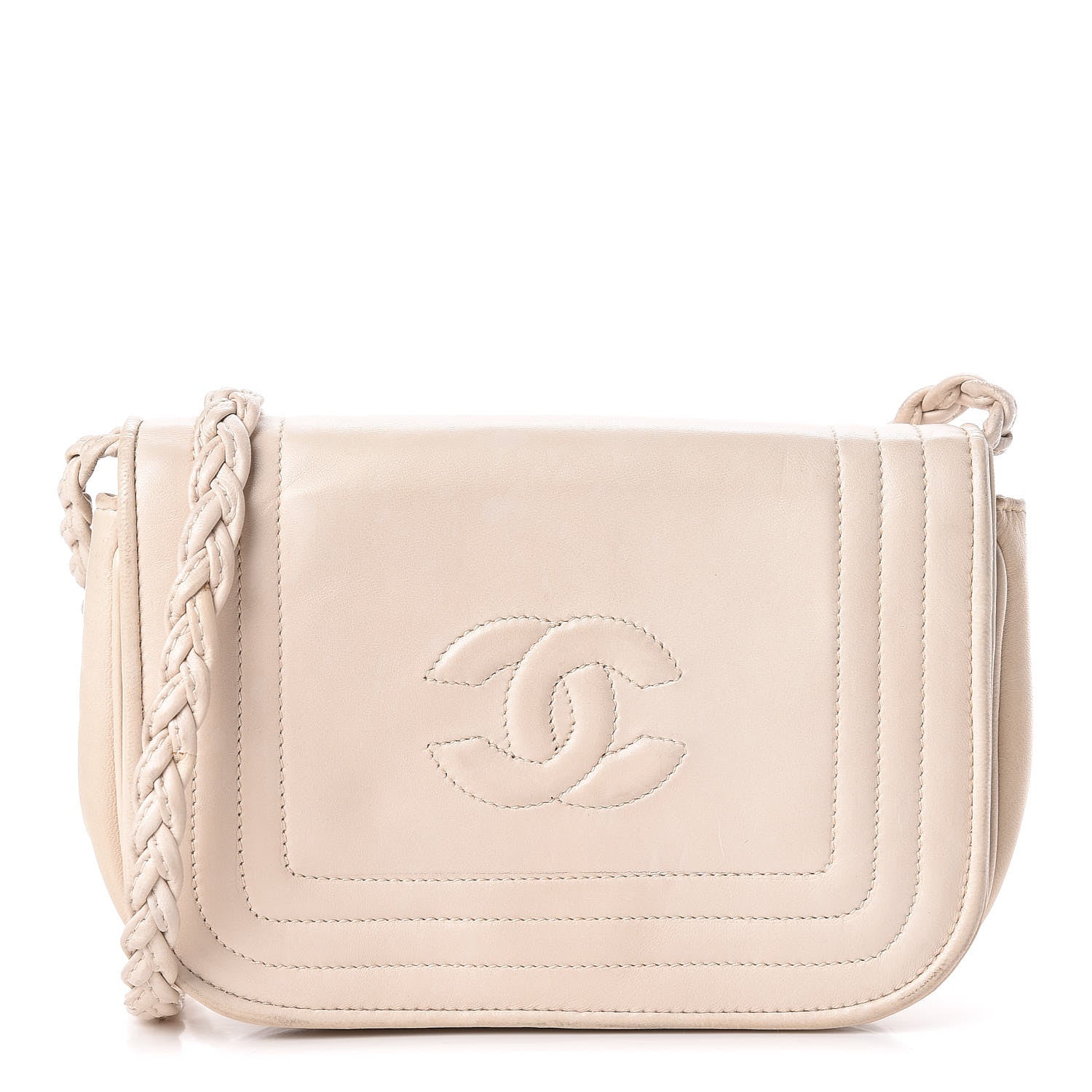 Chanel Lambskin Extra Mini CC Flap White 1 of 18