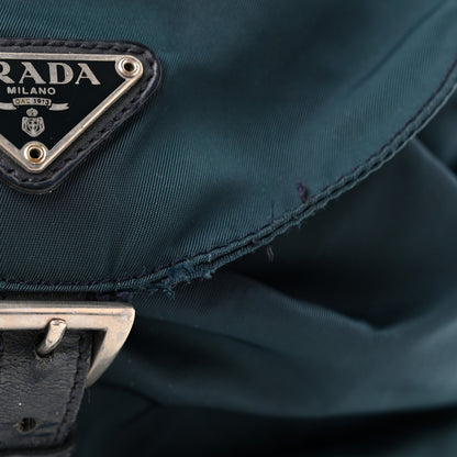 Prada Nylon Vela Small Backpack Green 11 of 16