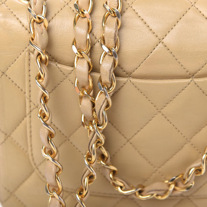 Chanel Lambskin Quilted Mini Square Flap Beige 11 of 11