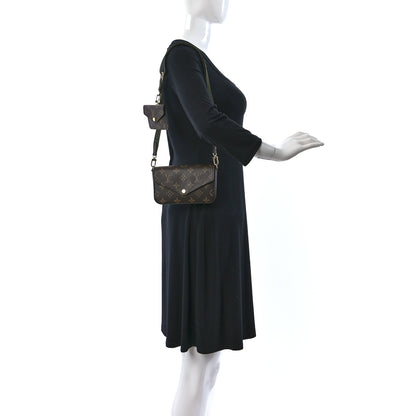 Louis Vuitton Monogram Felicie Strap & Go Kaki 2 of 14