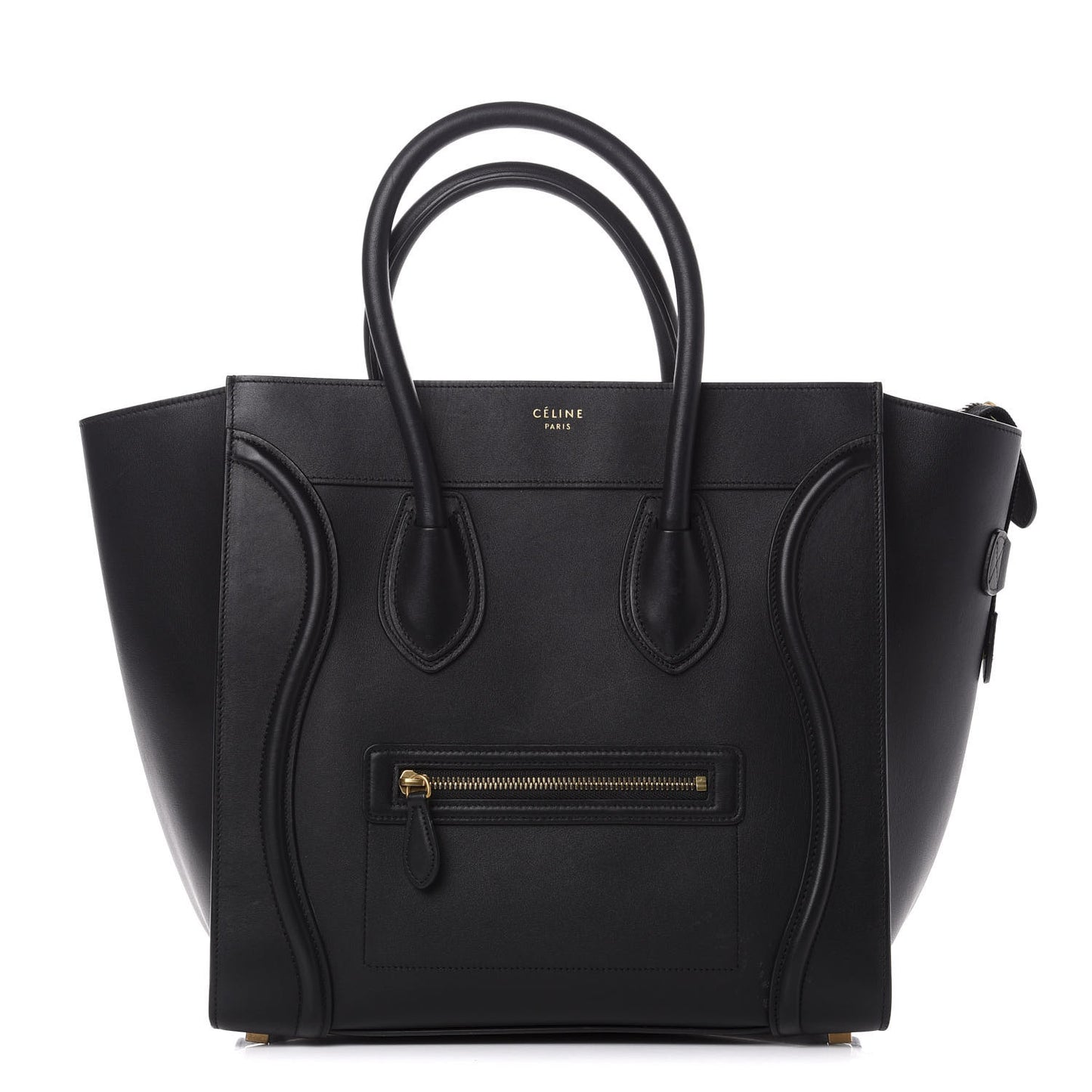 Smooth Calfskin Mini Luggage Black